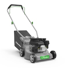 Q Garden 130cc Petrol Lawn Mower 39cm Poly Deck