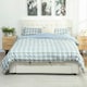 image 2 of HOMCOM King Size Bed Frame with Storage and Adjustable Headboard, Cream