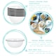 image 2 of Argon Tableware White Enamel Bowls - 16cm - 6 Colours