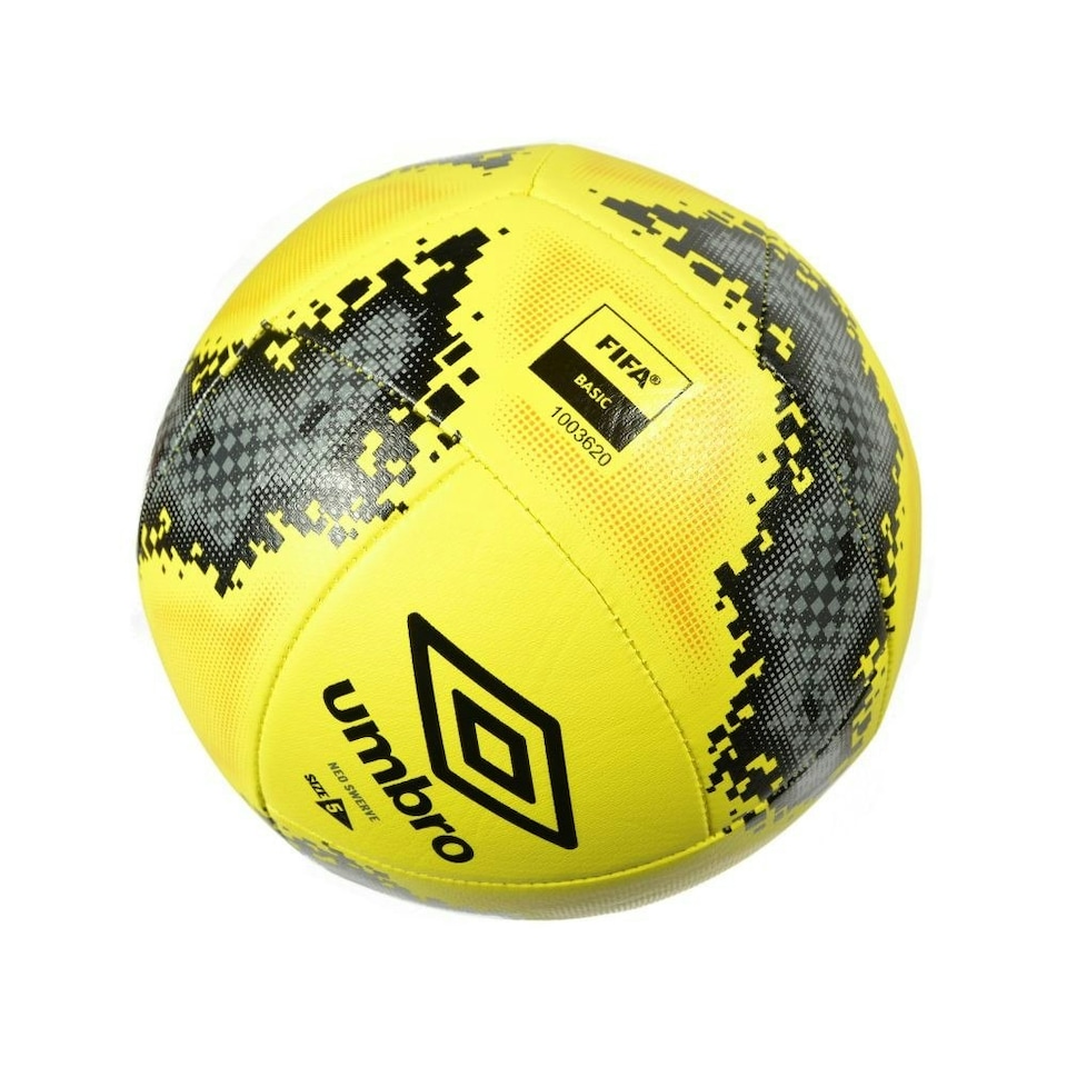 image 1 of Umbro Neo Swerve Football - Black/Yellow - 4