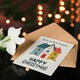 image 4 of Christmas Card From Our Home To Yours Simple Bright Colourful