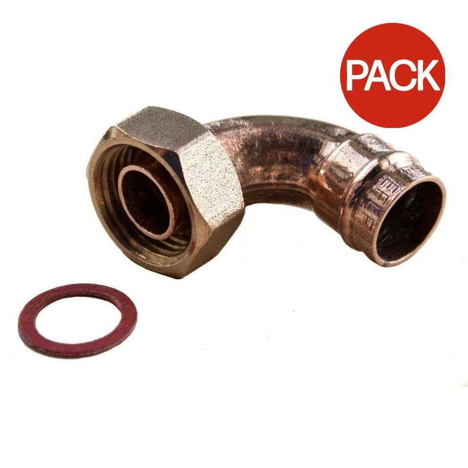 Oracstar Pre Soldered Angled Tap Connector (Pack Of 2) - Brown - Pack Of 2