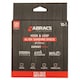 image 2 of Abracs Hook and Loop Sanding Disc (Pack of 10) - Brown/Sand - 125mm
