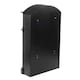 image 4 of Living and Home Antique Style Lockable Aluminum Letter Box -  Black | Black