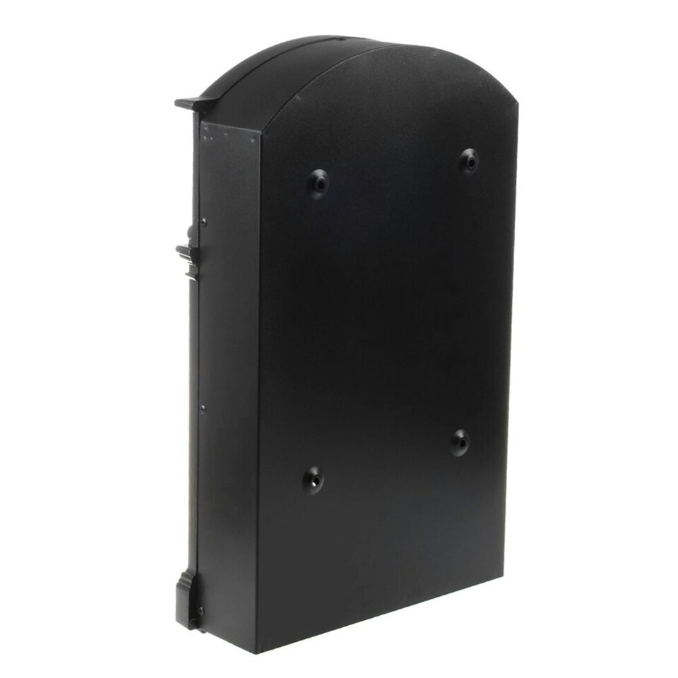 image 1 of Living and Home Antique Style Lockable Aluminum Letter Box -  Black | Black