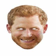 5 Prince Harry Face Masks Blue