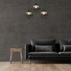 image 5 of Milagro Pendant Lamp Cliff Black 3XE27