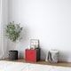 image 3 of Cube Unit with Insert | Black | Black & Red | 1