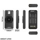 image 5 of Daewoo 4-in-1 10000mAh Power Bank Portable Fast Charger Wireless Built in Cables Black