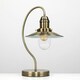 image 2 of ValueLights Ukai 2 x Vintage Antique Brass Metal and Glass Fisherman's Style Lantern Touch Table Lamps with LED Bulb Gold