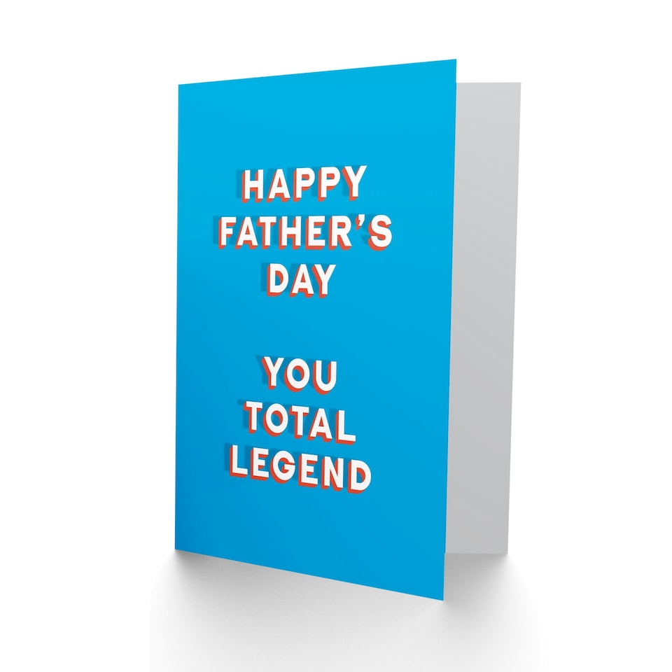 image 1 of You Total Legend Bold Fathers Day Dad Card