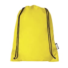 Bullet Oriole Recycled Drawstring Backpack - Yellow - One Size