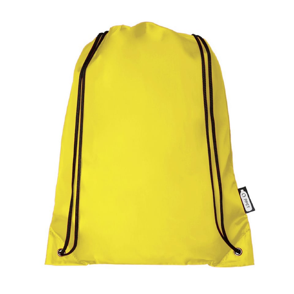image 1 of Bullet Oriole Recycled Drawstring Backpack - Yellow - One Size