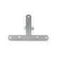 image 7 of Nedis Steel TV Aerial Mast Pole Wall Facia Loft Mount Adjustable 550mm 32-42mm