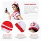 image 2 of Bloody Nurse Costume | Red | L