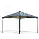 image 1 of Palermo 4300 Garden Gazebo - Polycarbonate - L429 x W429 x H298 cm - Grey