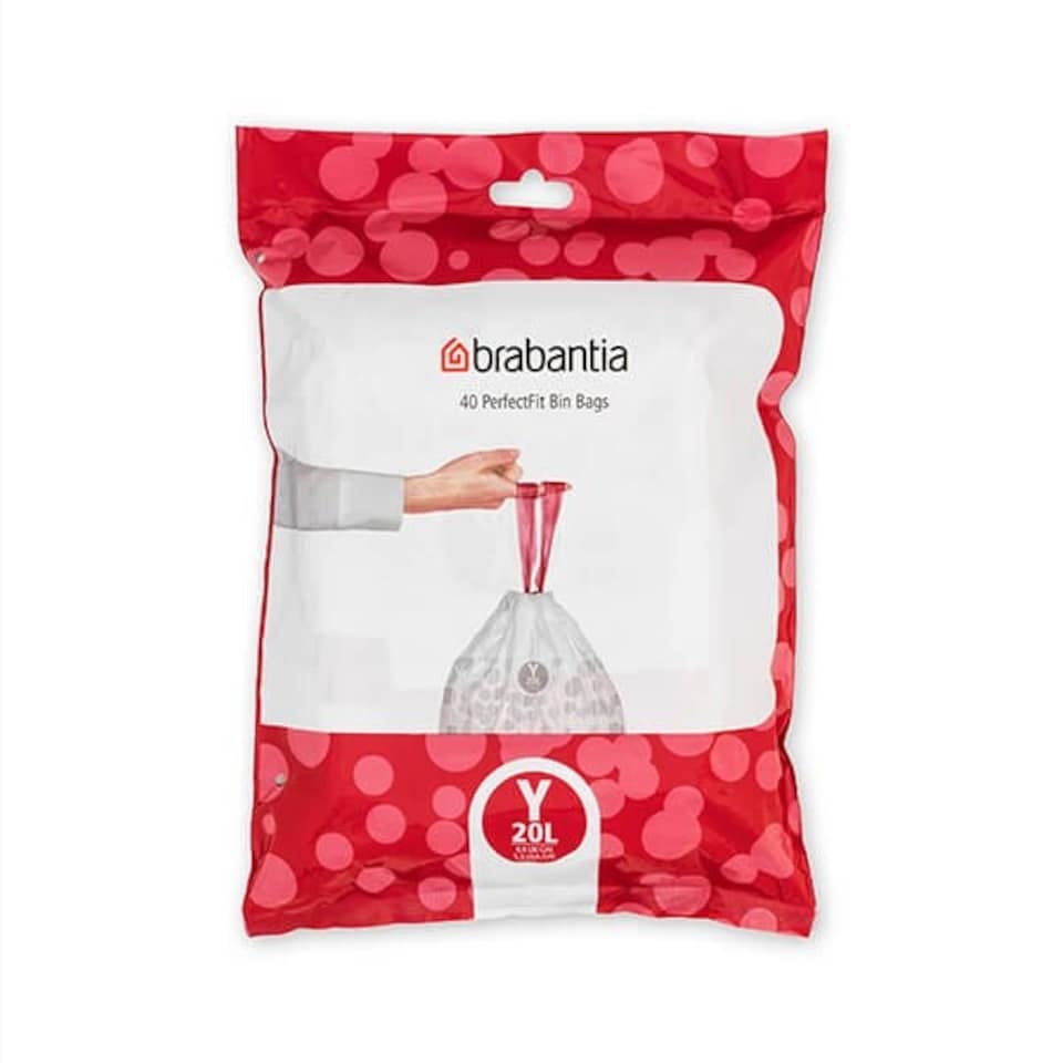 image 1 of Brabantia PerfectFit Bags Y 20 litre Dispenser Pack of 40 bags