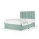 image 1 of Majestic 1000 Pocket Sprung Duckegg Plush Velvet Divan Set And Pearl Headboard Double