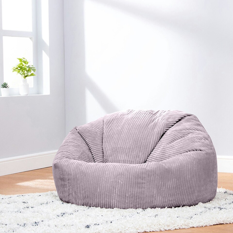 image 1 of icon Kingston Classic Beanbag Corduroy Purple Set of 2 Purple