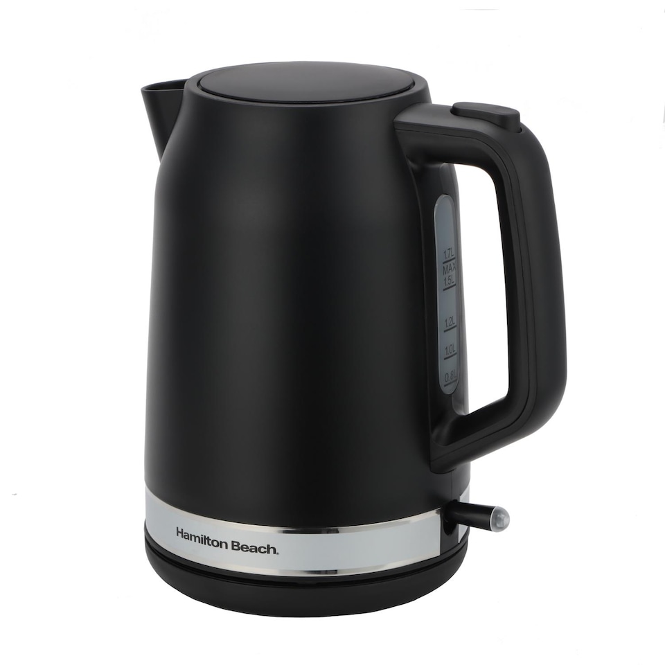 image 1 of Hamilton Beach Ella Black Kettle & Toaster Set