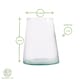 image 3 of Nicola Spring Jebel Recycled Glass Vase - 3.5 Litre - Green | Green | Green