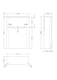 image 5 of Balterley Arch Bathroom Floor Standing Concealed Cistern Toilet Unit | Grey | Satin Soft Black | 1