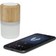 image 2 of Bullet Aurea Bamboo Light Up Bluetooth Speaker - Brown/White - One Size