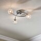 image 5 of Jaymie 3-Light Chrome Semi-Flush Ceiling Light