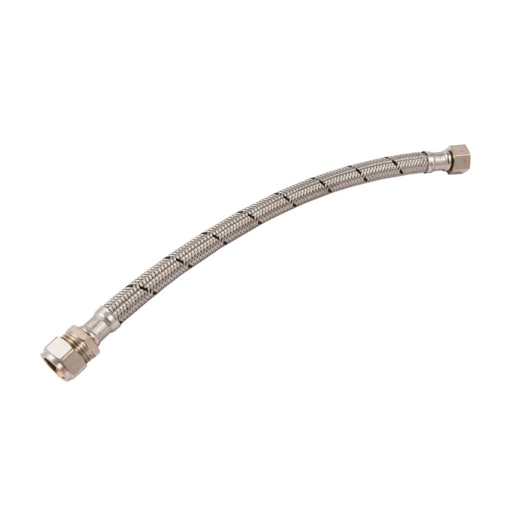 Securplumb Flexi Tap Connector (Pack of 2) Silver Silver 1