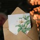 image 3 of Megata Morikaga Art Card Cape Jasmine Vintage Japanese