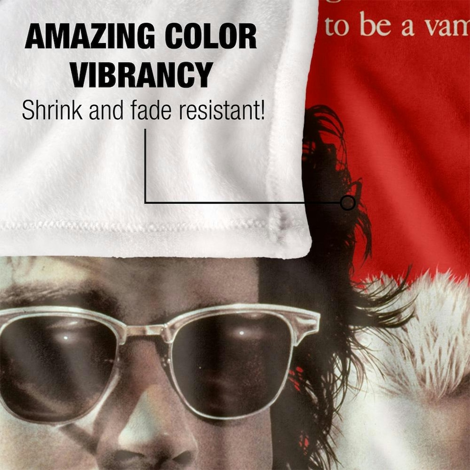 image 1 of The Lost Boys Movie Poster Blanket - Multicoloured - One Size