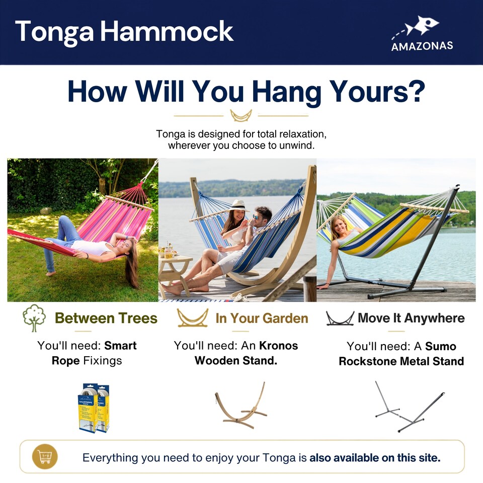 image 1 of Tonga Single Spreader Bar Hammock Candy