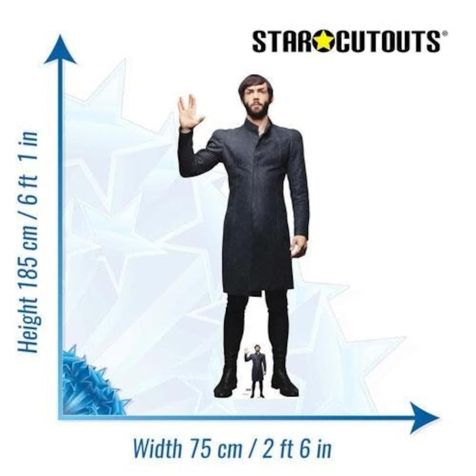 image 1 of Spock Star Trek: Discovery Ethan Peck Lifesize Cardboard Cutout 185cm