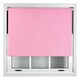 image 1 of Blackout Roller Blind 120cm Wide x 210cm Long | Metal Fittings | Pink | Pink