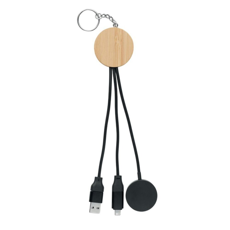image 1 of MidOcean Bule 4 in 1 Keyring - Black - One Size
