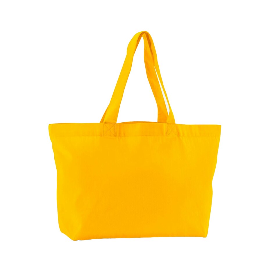 Westford Mill Twill Organic Shopper Bag - Sunflower - One Size Yellow