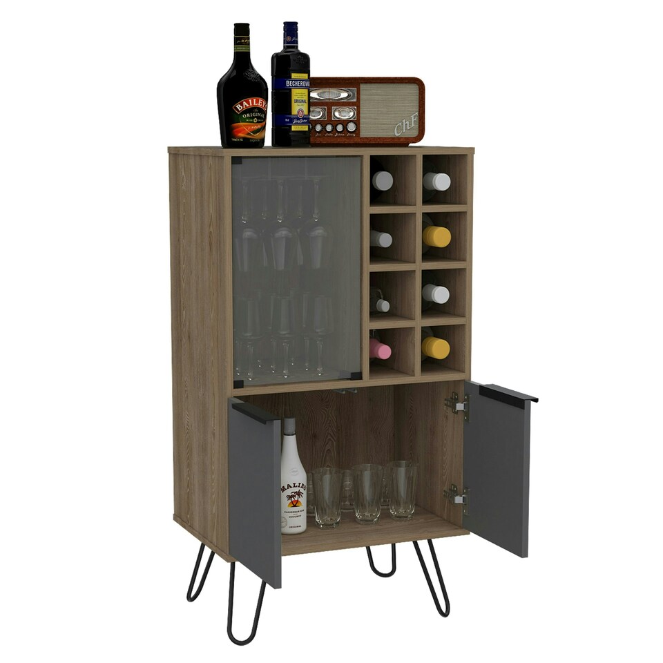 image 1 of Core Products Vegas, Wine Cabinet H109.4cm x W59.6cm x D40cm Brown
