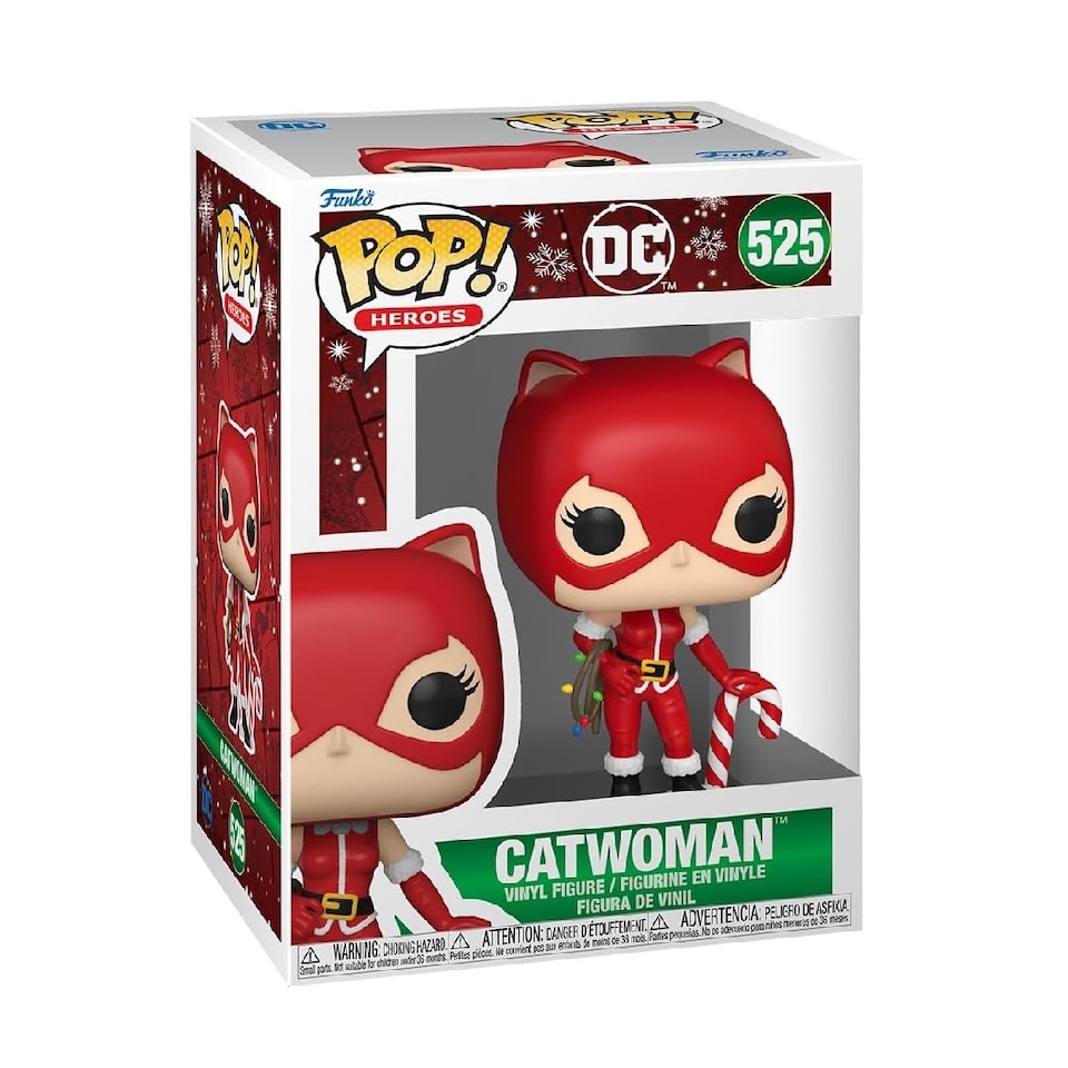 image 1 of Funko Pop Heroes Holiday Catwoman Figure 525