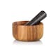 image 1 of AdHoc Taru Mortar and Pestle 13cm - Black/Brown