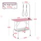 image 3 of Yaheetech 91 cm Wide Dog Grooming Table with Basket Pink