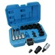 image 1 of 17pc Brake Caliper Socket and Bit Master Set Hex Pentagon Brake Pad Removal