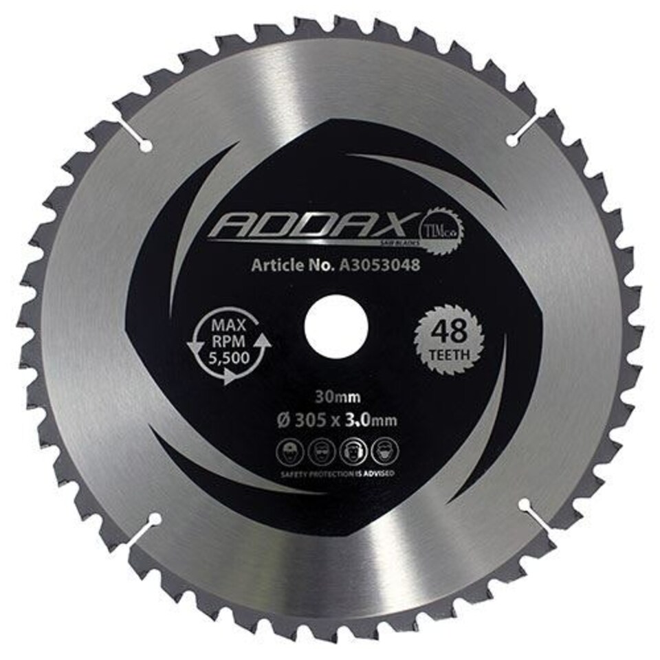 Timco - -5° Circular Saw Blade (Size 305 x 30 x 48T - 1 Each)