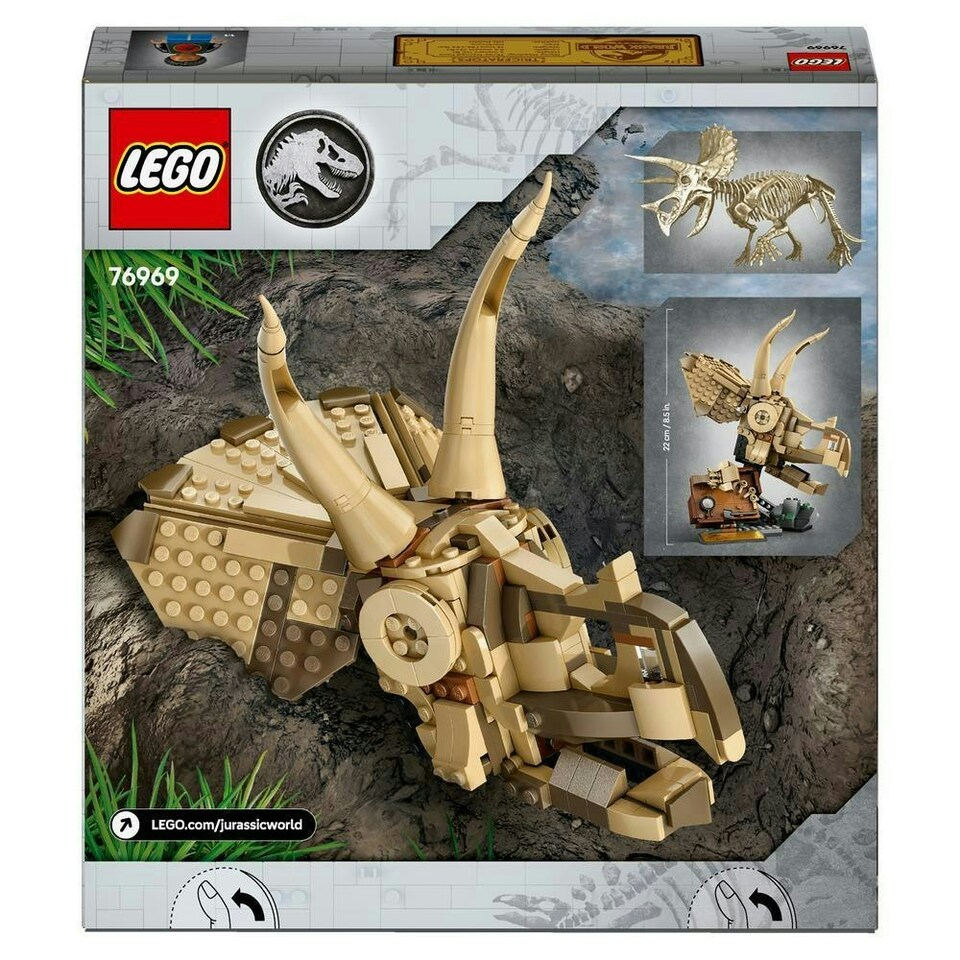 image 1 of LEGO Jurassic World Dinosaur Fossils: Triceratops Skull Set 76969