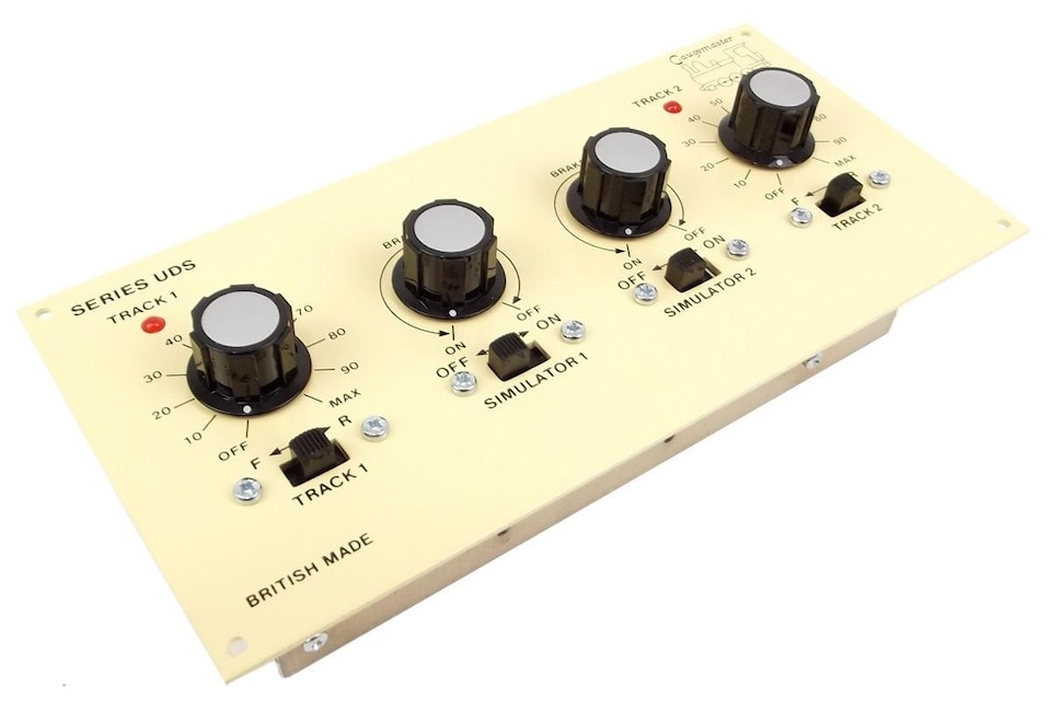 image 1 of Gaugemaster Controls Twin Track Panel Mounted Controller with Simulation