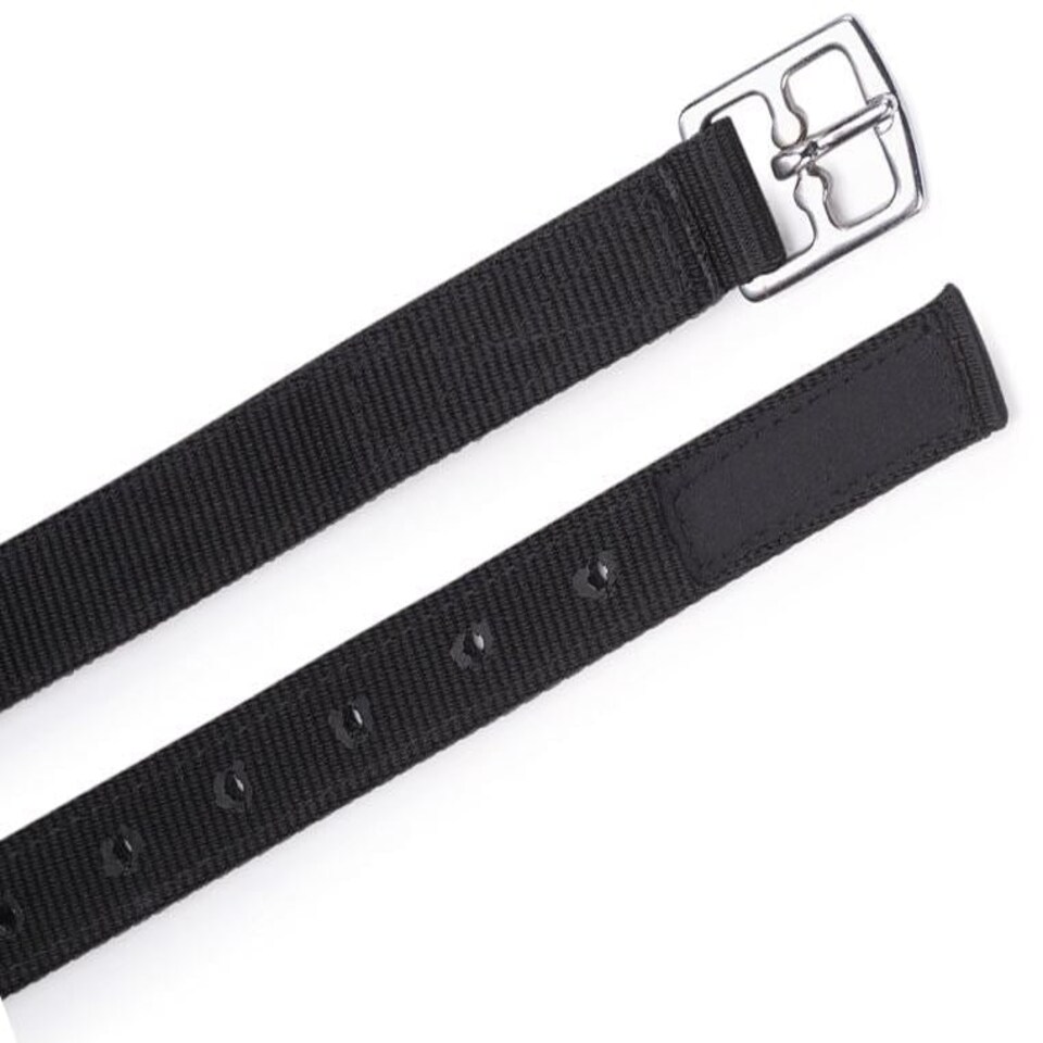 image 1 of Shires Hi-Lite Stirrup Leathers Black | Size: 3/4X24 Inch
Colour: Black