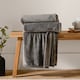 image 1 of Furn Harrow Fleece Throw | Grey | Charcoal | 1
