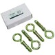 image 3 of 10mm Closed Hook Eye Bolts Rawl Shield Wall Anchor Expansion Brick Stone 8pc