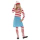 image 1 of Wheres Wally? Girls Wenda Costume Set - White/Red/Blue - 10-12 Years 10