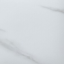 NOVECRAFTO Vinyl Floor Tiles Self Adhesive – 18x18in Peel and Stick Waterproof Square Flooring for Kitchen, Bathroom & More – White Marble Design | White | 7.1 sqm