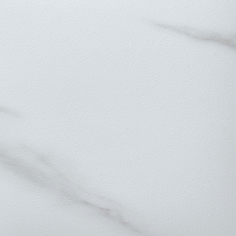 image 1 of NOVECRAFTO Vinyl Floor Tiles Self Adhesive – 18x18in Peel and Stick Waterproof Square Flooring for Kitchen, Bathroom & More – White Marble Design | White | 7.1 sqm